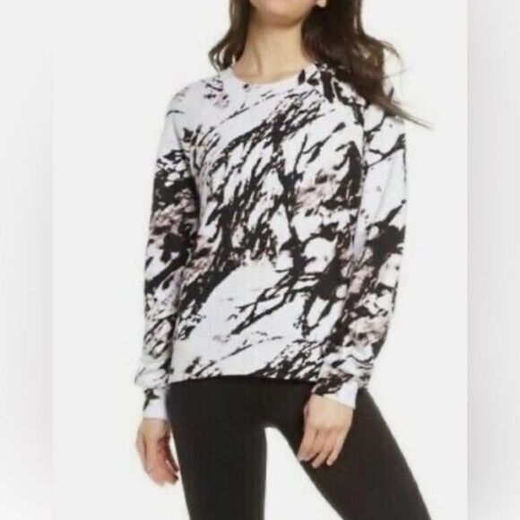Zella NWT blurred inkprint sweatshirt size S - Picture 3 of 9